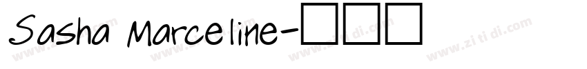 Sasha Marceline字体转换
